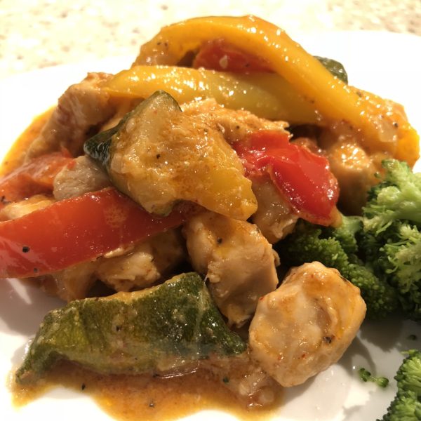 Keto Thai Curry Chicken - Low Carb Keto Thai Food - Low Carb Recipes